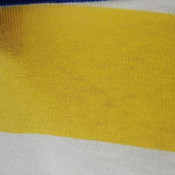 Coca Cola Yellow and White Stripe Oversize Shirt - Picture 5 of 8